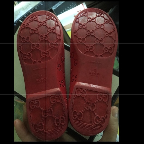 Gucci Logo Rubber Jelly Ballerina Ballet Shoes. - Picture 3 of 7